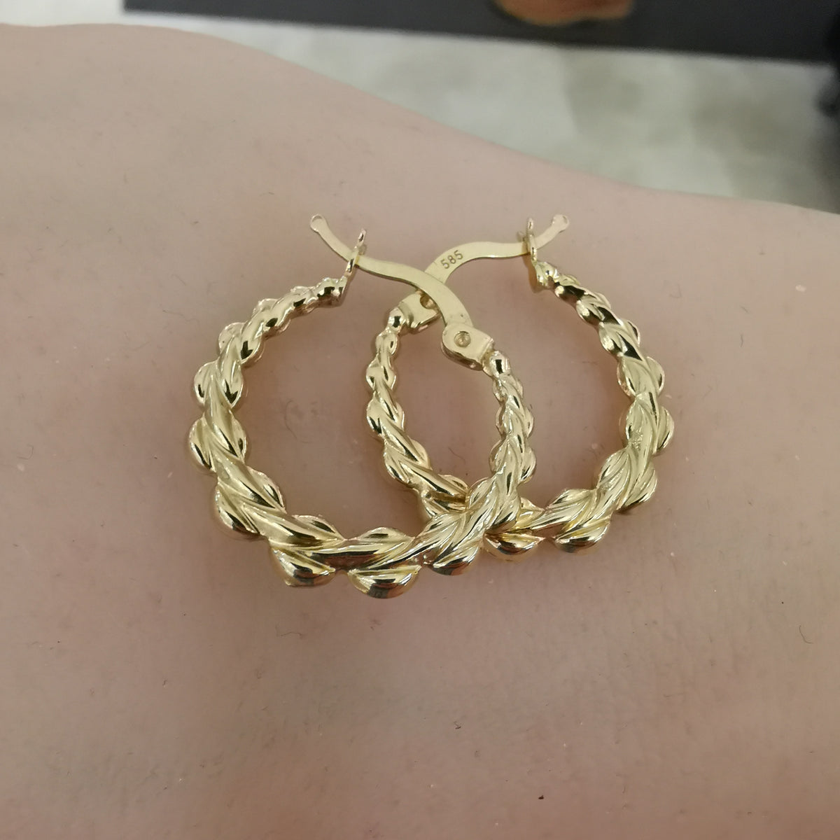 Ohrring TÃ¼rkischer Online Shop Schmuck Ohrringe 585 Gold Creolen